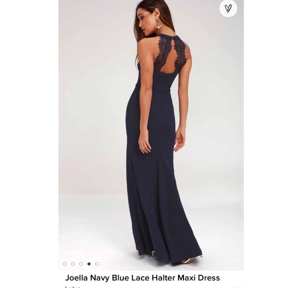 Lulus Halter long gown with tags